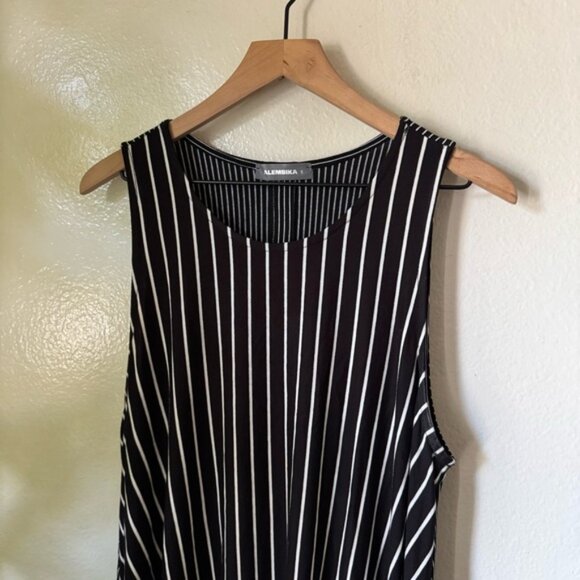 Alembika | Contrast Striped Sleeveless Tunic - Picture 2 of 7